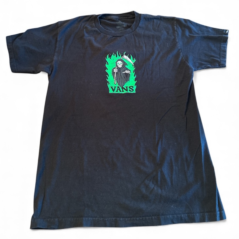 Vans Out of Reach Grim Reaper Black Crew Neck Tee